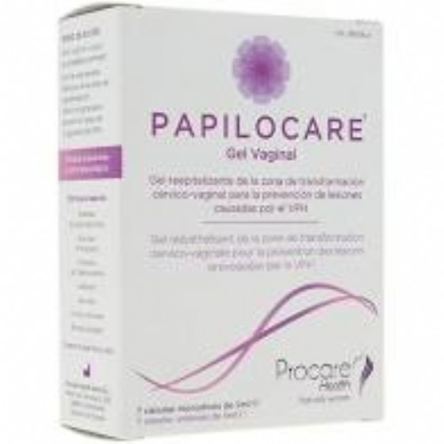 Papilocare gel vaginal (7 canulas 5 ml)