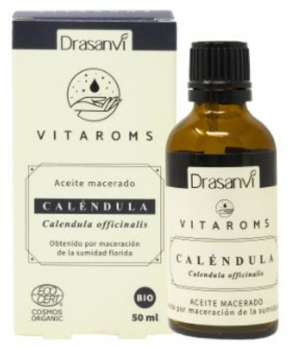 Aceite macerado calendula bio vitaroms drasanvi (1 envase 50 ml)