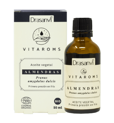 Aceite vegetal almendras dulces bio vitaroms drasanvi (1 envase 50 ml)