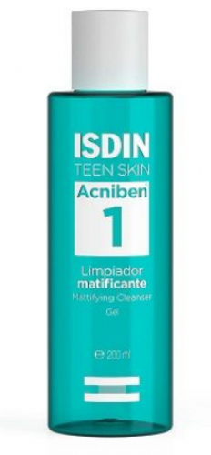 Isdin oily skin acniben limpiador matificante gel  1 frasco 200 ml