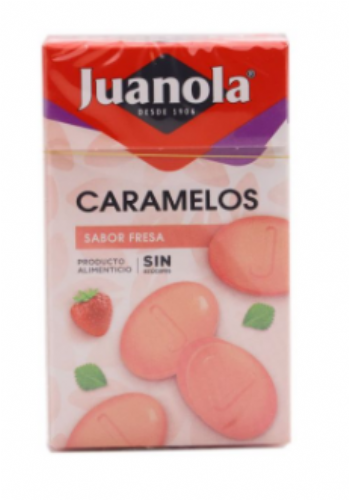 Juanola caramelos 1 envase 50 g sabor fresa