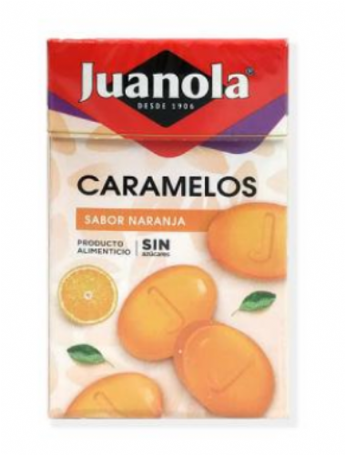 Juanola caramelos 1 envase 50 g sabor naranja