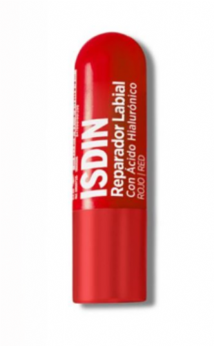 Isdin reparador labial  1 stick 4 g color rojo