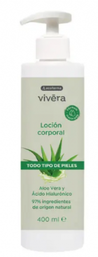 Acofarma vivera locion corporal aloe vera  1 envase 400 ml