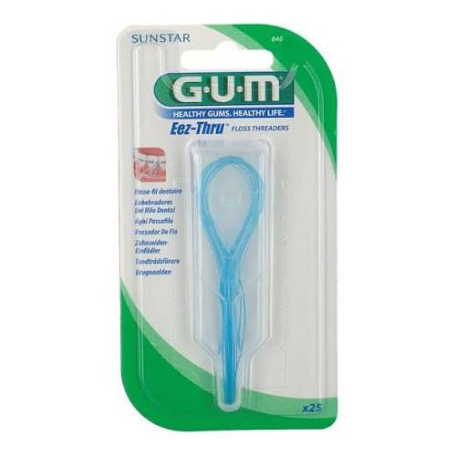 Gum enhebrador de seda dental - gum 840 (25 u)