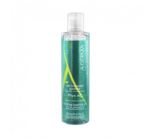 A-derma phys-ac gel limpiador purificante (400 ml)