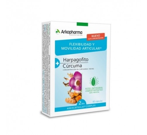 Arkopharma harpagofito y curcuma arkocapsulas complex (40 capsulas)