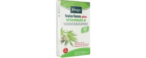 Valeriana plus vitamina b (40 grageas)