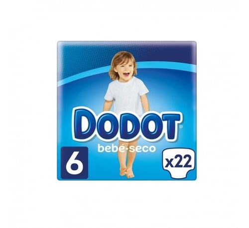 Pañal infantil - dodot (t- 6 17- 28 kg 22 u)