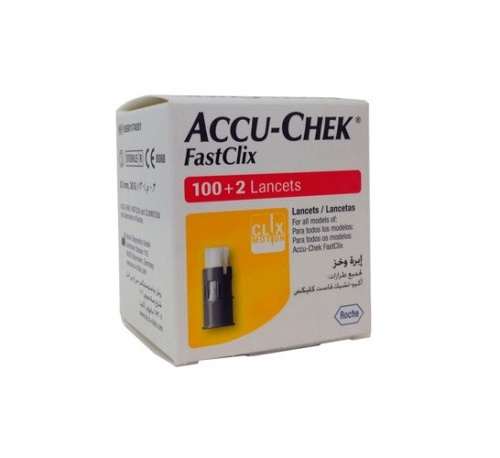 Accu-chek fastclix lancetas (102 lancetas)