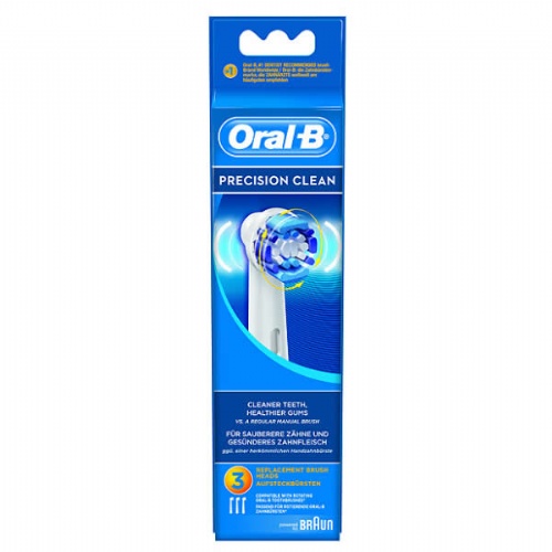 Cepillo dental electrico recargable - oral-b precision clean recambio (eb 17-3 3 u)