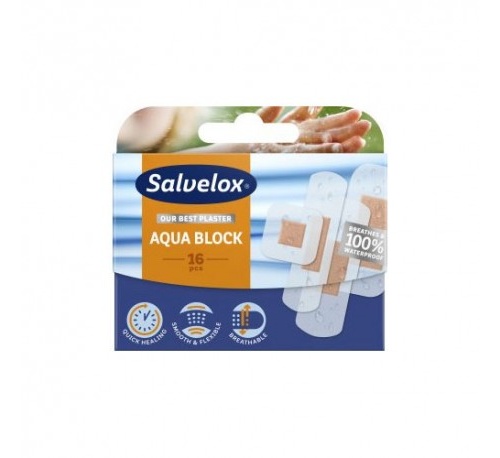 Salvelox aqua block - aposito adhesivo (16 apositos)