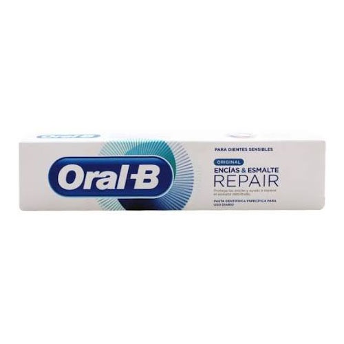 Oral-b pasta encias & esmalte repair original (75 ml + 25 ml)