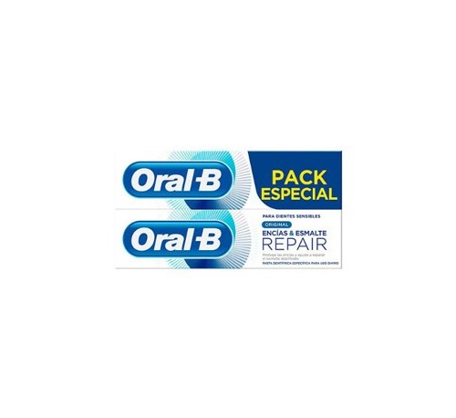 Oral-b pasta encias & esmalte repair original (2 x (75 ml + 25 ml))