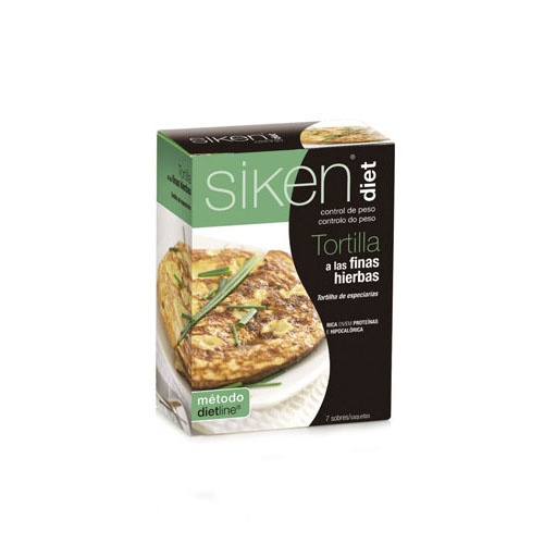 Siken diet tortilla a las finas hierbas (24.5 g 7 sobres)