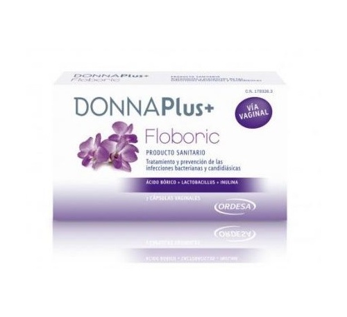 Donna plus + floboric capsulas vaginales (7 capsulas vaginales)