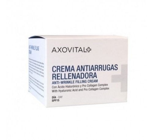 Axovital crema antiarrugas dia spf 15 rellenador (50 ml)