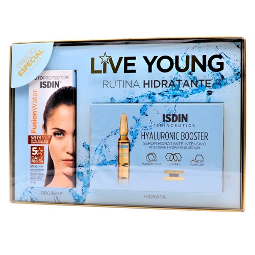 Pack photoaging fusion water + hyaluronic ampollas