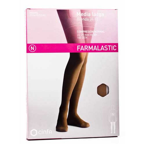 Media larga (a-f) comp normal - farmalastic blonda (beige t- reina plus)