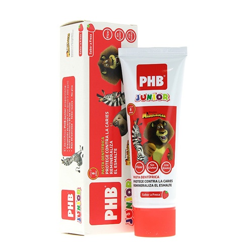 Phb junior pasta dental (fresa 75 ml)