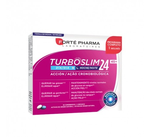 Turboslim 24 45+ (28 comprimidos dia + 28 comprimidos noche)