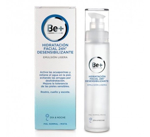 Be+ hidratacion facial 24 h desensibilizante - emulsion ligera piel normal -mixta (50 ml)