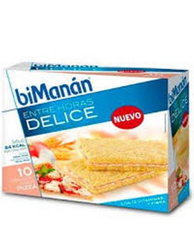 Bimanan entre horas crackers pizza (200 g 10 u)