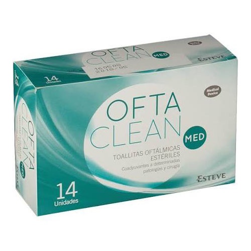 Oftaclean med (14 toallitas oftalmicas esteriles)