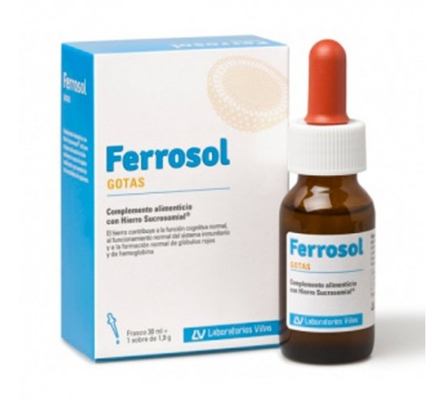 Ferrosol gotas y sobre (30 ml + 1.9 g)