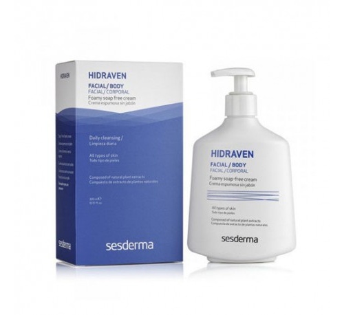 Hidraven crema espumosa sin jabon (300 ml)