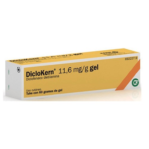 DICLOKERN 11,6 mg/g GEL,1 tubo de 100 g