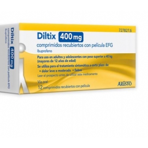 DILTIX 400 MG COMPRIMIDOS RECUBIERTOS CON PELICULA EFG 12 comprimidos