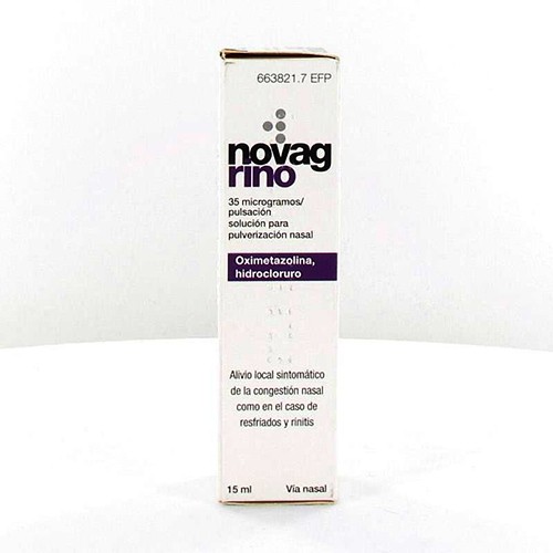 NOVAG RINO 35 microgramos/PULSACION SOLUCION PARA PULVERIZACION NASAL , 1 frasco de 15 ml