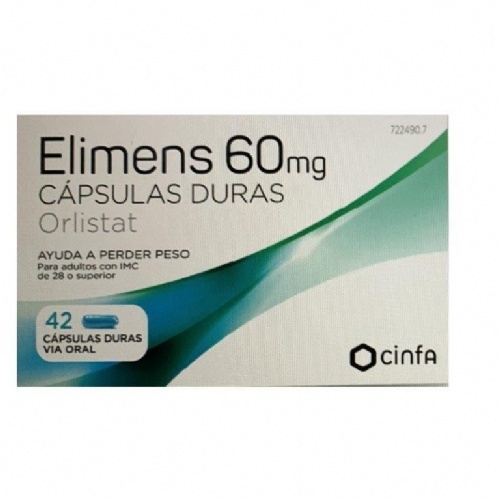 ELIMENS 60 MG CAPSULAS DURAS, 42 cápsulas (Blister)