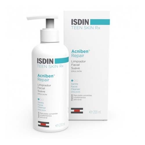 Acniben repair suave limpiador facial hidratante - isdin teen skin rx (200 ml)