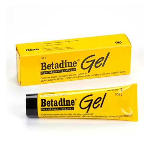 BETADINE GEL 100 MG/G GEL, 1 tubo de 100 g