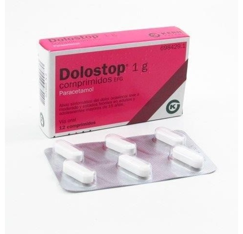 DOLOSTOP 1 G COMPRIMIDOS, 10 comprimidos