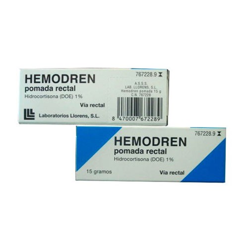 HEMODREN POMADA RECTAL, 1 tubo de 15 g