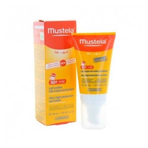 MUSTELA LECHE SOLAR MUY ALTA PROTECCION SPF-50+ (40 ML)