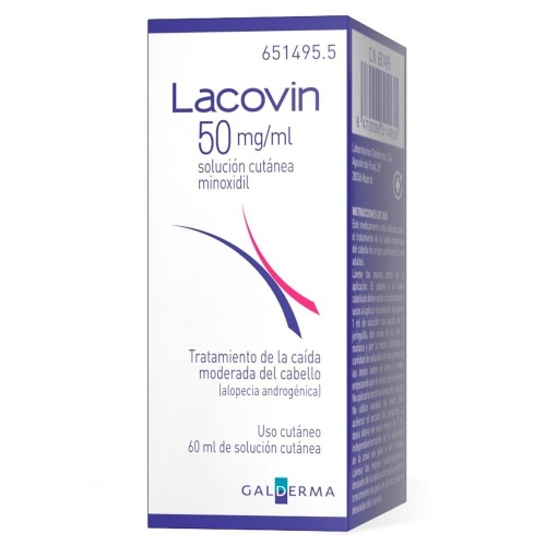 LACOVIN 50 mg/ml SOLUCIÓN CUTÁNEA , 1 frasco de 60 ml