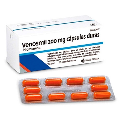 VENOSMIL 200 mg CAPSULAS , 60 cápsulas