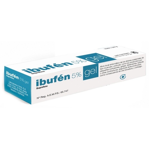 IBUFEN 50 MG/G GEL, 1 tubo de 50 g