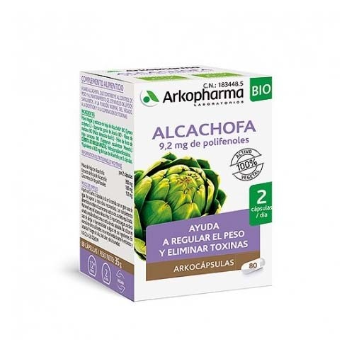 Arkocapsulas alcachofa bio (80 capsulas)